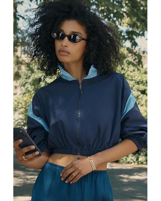 Daily Practice Blue Batwing Jacket