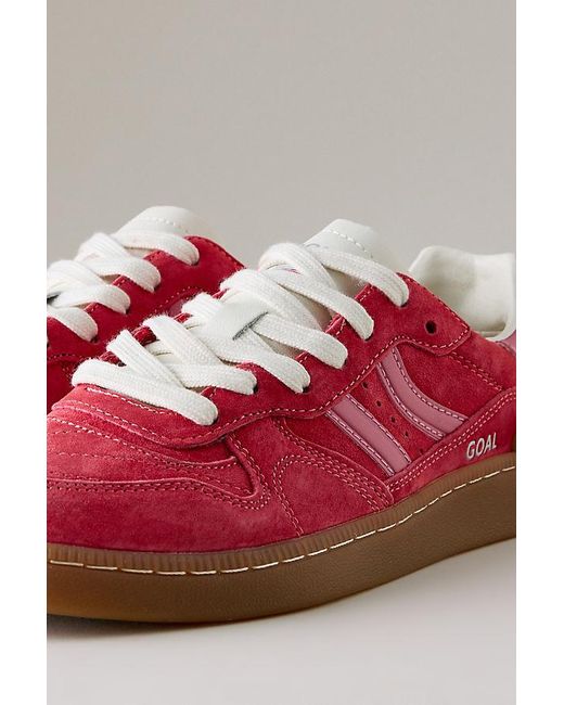 Coolway Red Goal Suede Trainers