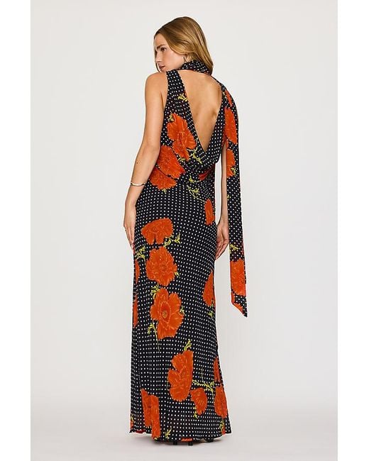 Never Fully Dressed Black Poppy Sophie Maxi Dress