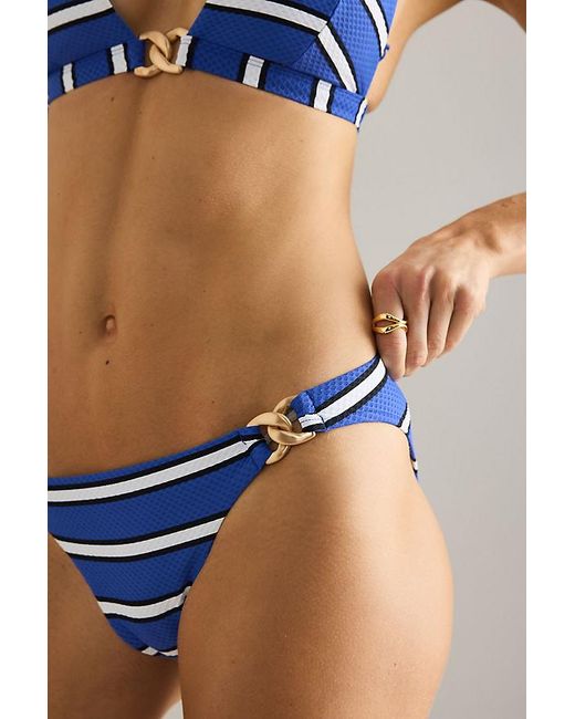 Sea Level Blue Voyage Link Bikini Bottoms