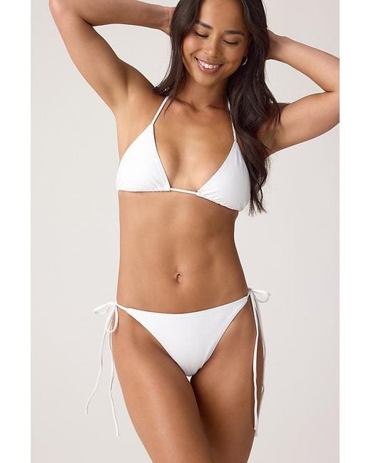 Faithfull The Brand Brown Leo Tie-Side Bikini Bottoms