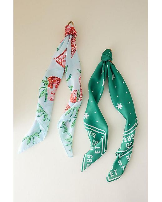 Celandine Green Headscarves, Set Of 2