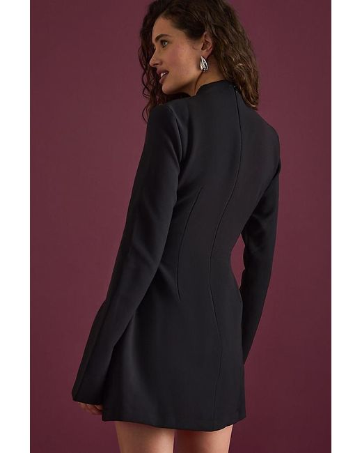Odd Muse Purple Split Sleeve Mini Dress