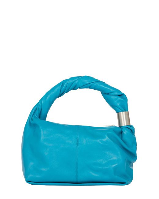 1017 ALYX 9SM Leather Twisted Bag In Blue | Lyst