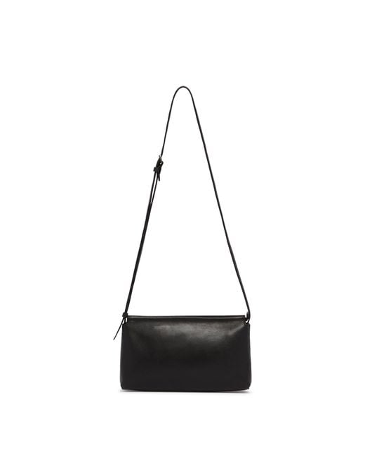 The Row White Rene Leather Shoulder Bag