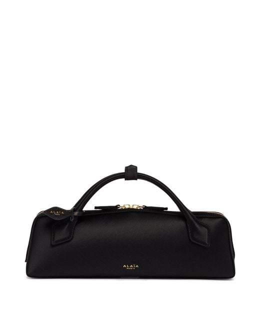Alaïa Black Satin Le Teckel Clutch