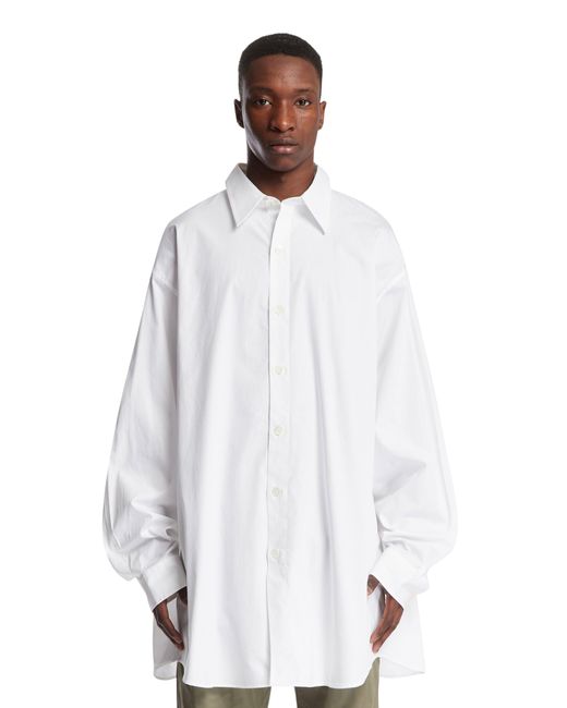 Dries Van Noten White Oversized Shirt for men