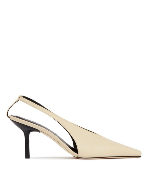 ARMARIUM Natural Evelina Leather Slingbacks