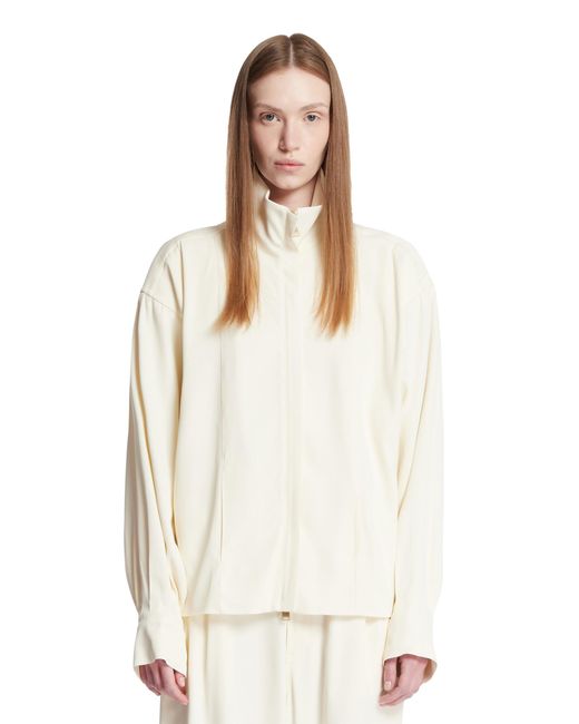DARKPARK White High-Neck Jacket