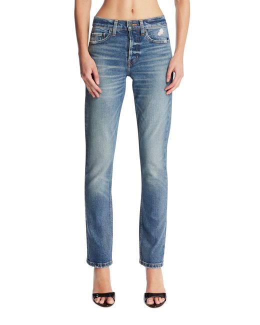 Antik Denim Blue The California Relaxed Straight Jeans