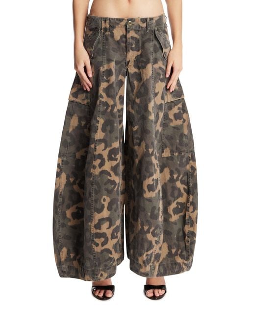 R13 Brown Animalier Balloon Pants