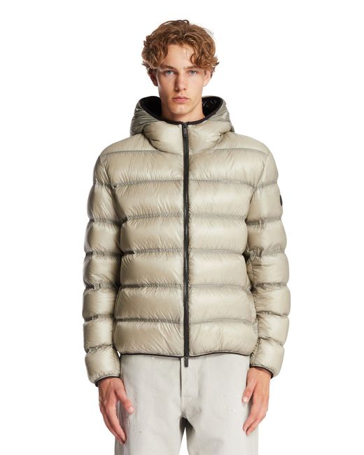 Moncler Natural Hooded Down Jacket for men