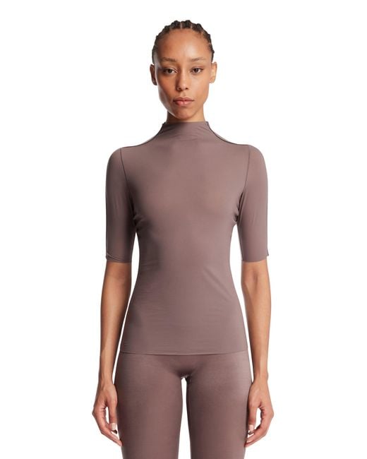 Nike Purple Skims Mock Neck Top
