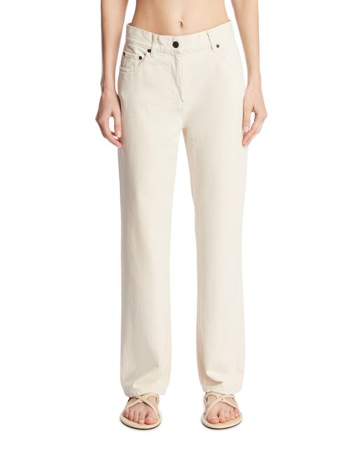 The Row Natural Straight-Leg Jeans