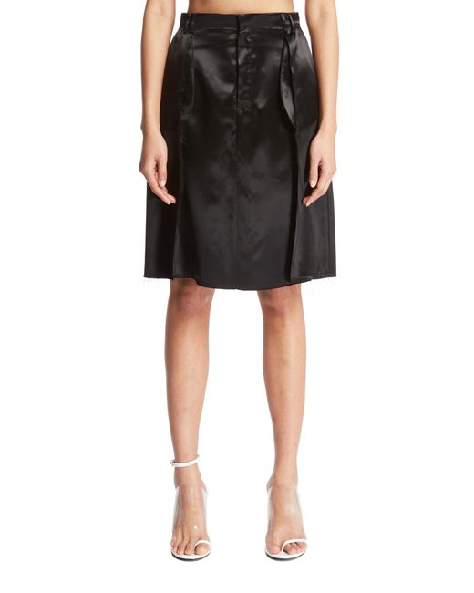 ATXV Black Viscose Skirt