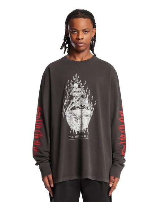 Gallery Department Brown The World Is Ours T-Shirt for men