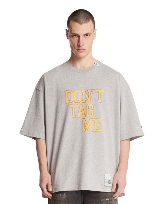 Maison Mihara Yasuhiro White Don'T Tag Me T-Shirt for men