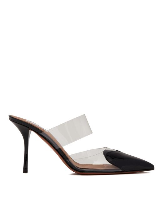 Alaïa Black Heart Mules