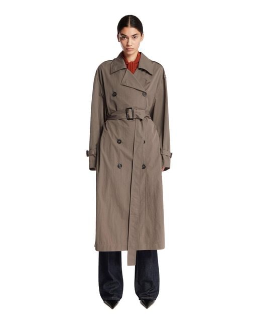Totême Brown Crisp Summer Trench Coat
