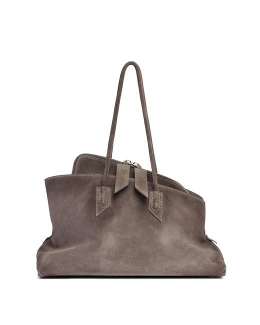 The Attico Brown Dark Medium La Passeggiata Bag