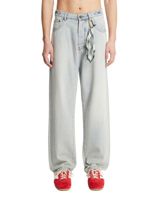 DARKPARK Blue Light Mark Straight-Leg Jeans for men