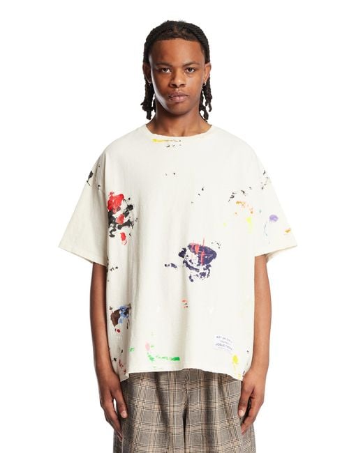 Gallery Department White Rag Appliqued T-Shirt for men
