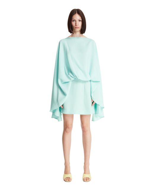 Taller Marmo Blue Light Eolia Mini Dress