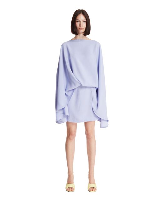 Taller Marmo Blue Eolia Mini Dress