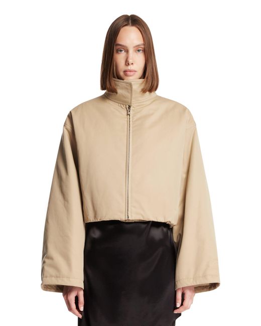 Alaïa Natural Bomber Jacket