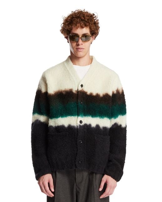 Sacai Black Wool Blend Sweater for men