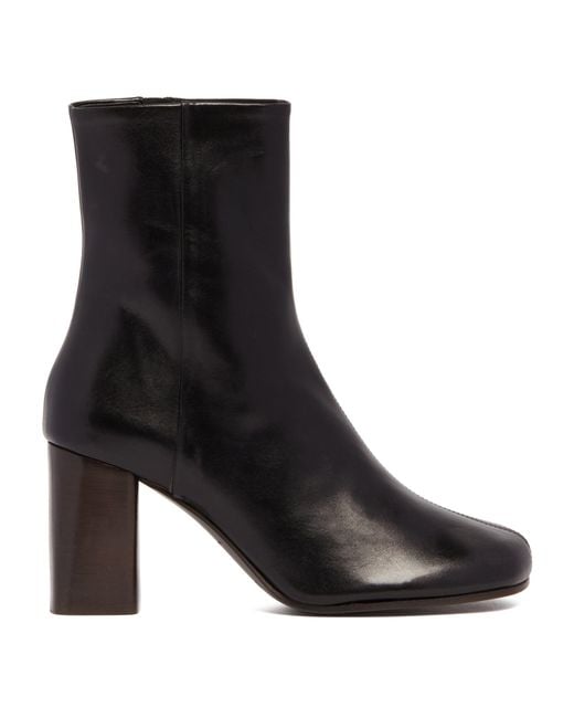 Lemaire Black Anatomic Ankle Boots