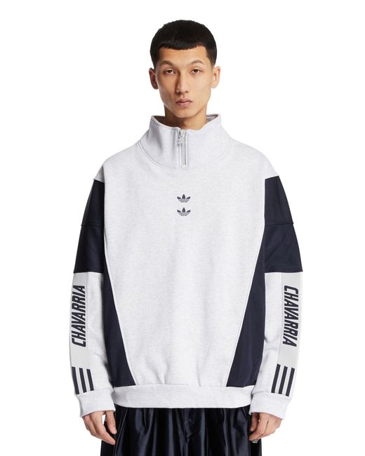 Adidas Originals Blue X Willy Chavarria Watsonville Sweatshirt for men