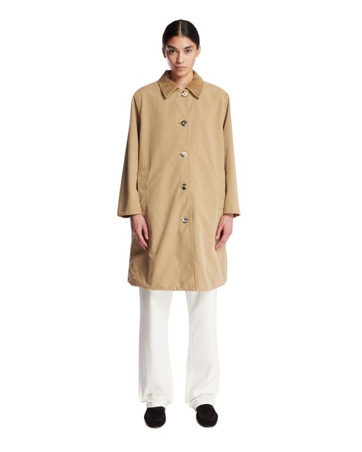 The Row White Etoli Coat