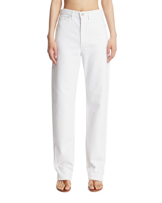 Lemaire White Five-Pocket Jeans