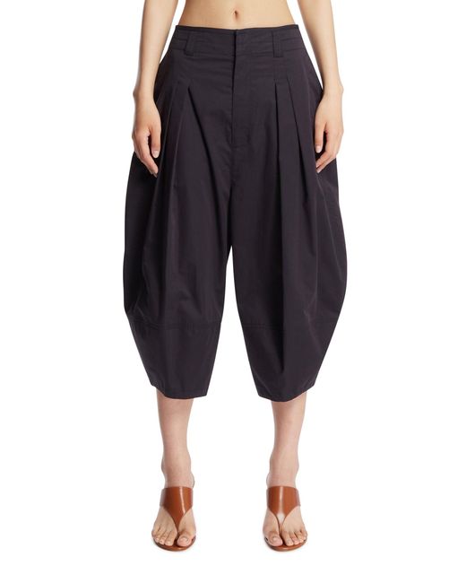 Lemaire Blue Balloon-Cut Bermuda Shorts