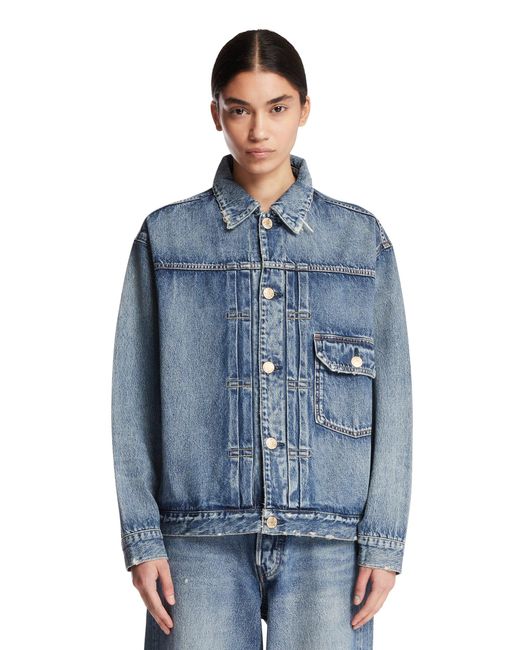 NEEDBY VINTAGE Blue Nikko Denim Jacket