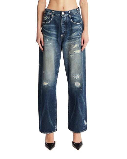 NEEDBY VINTAGE Blue Distressed Jeans