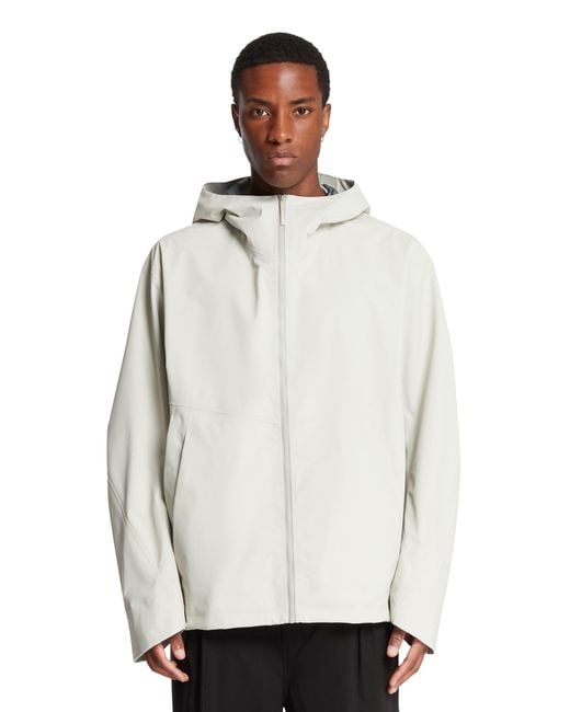 Arc'teryx White Veilance Arris Waterproof Jacket for men