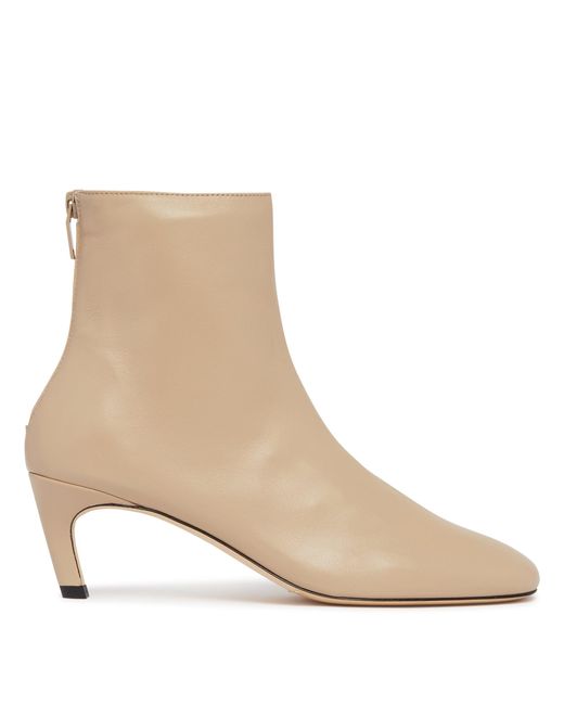 Totême Natural Leather Ankle Boots