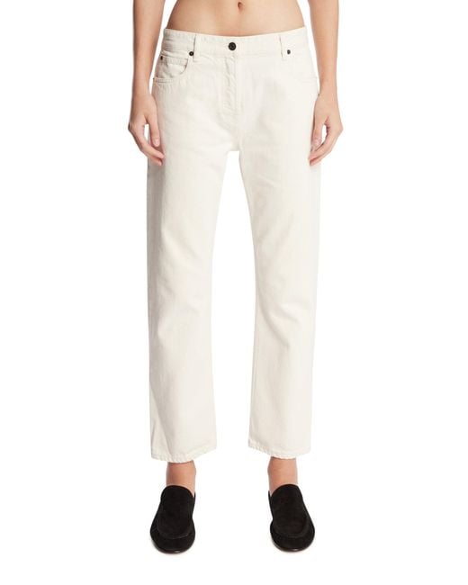The Row Natural Riaco Cotton Denim Jeans