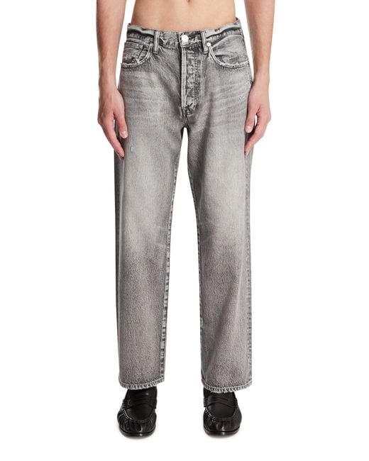 NEEDBY VINTAGE Gray Five-Pocket Jeans for men