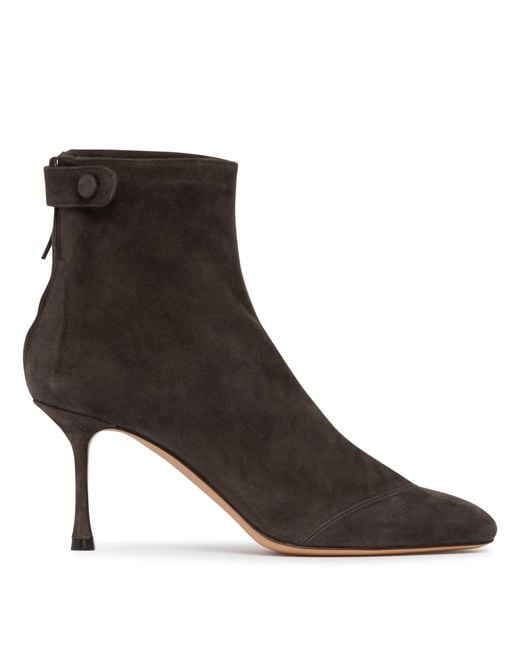 Francesco Russo Brown R1B830 Suede Ankle Boots
