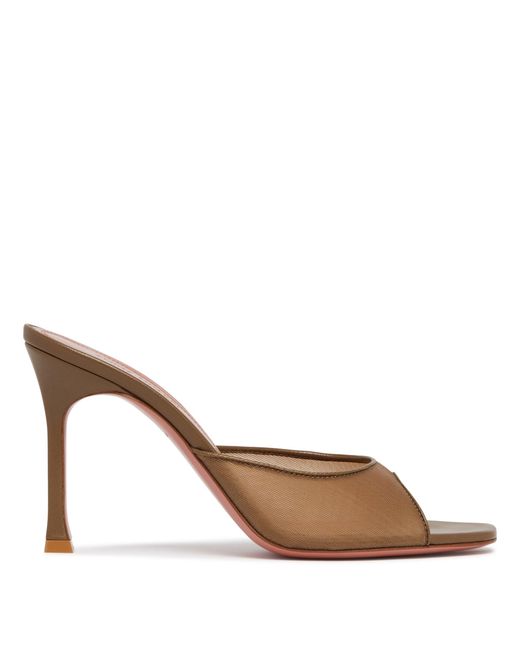 AMINA MUADDI Brown Alexa Slippers