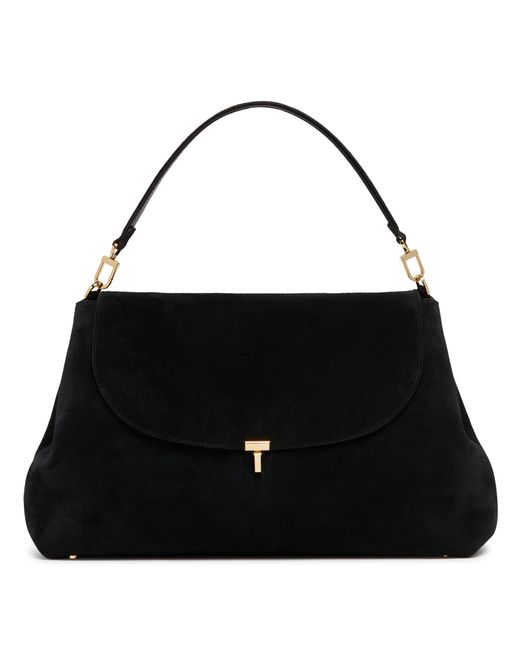 Totême  Black T-Lock Satchel Bag