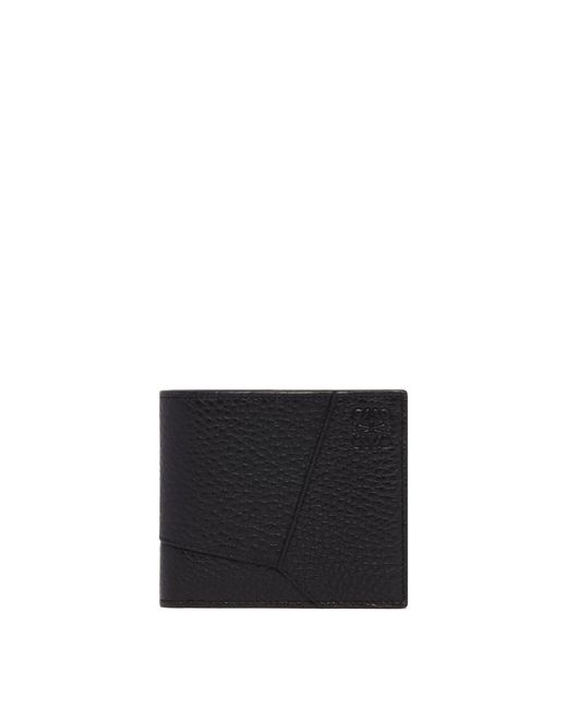 Portafoglio Bifold Puzzle Nero di Loewe in Black da Uomo