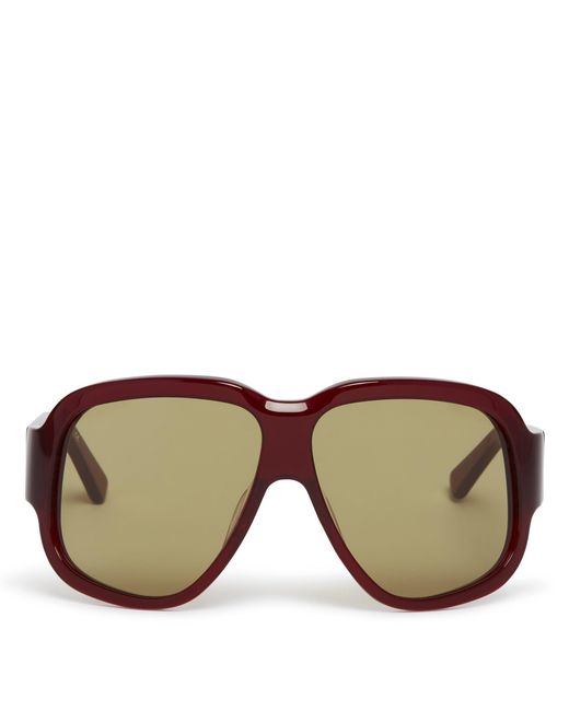 BRU Eyewear Brown Burgundy Winnie Sunglasses