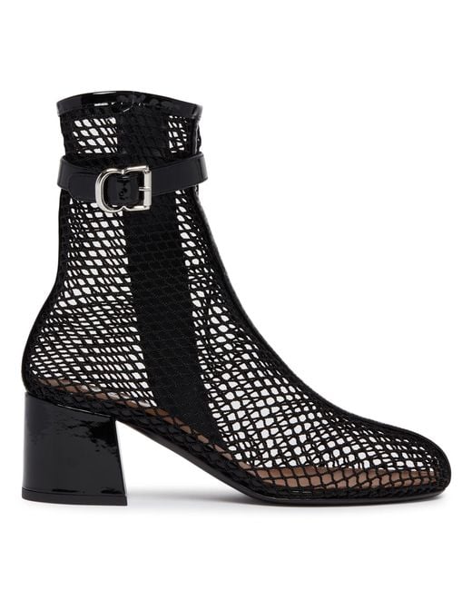 Alaïa Black 55 Mesh Boots