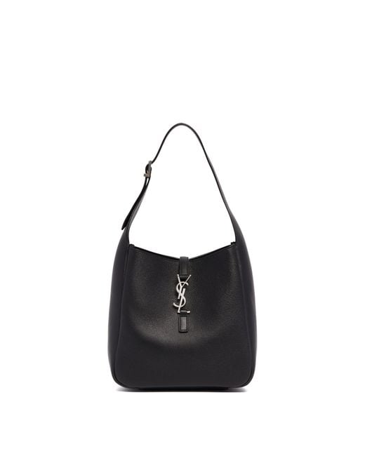Saint Laurent Black Small Le 5 A 7 Bag