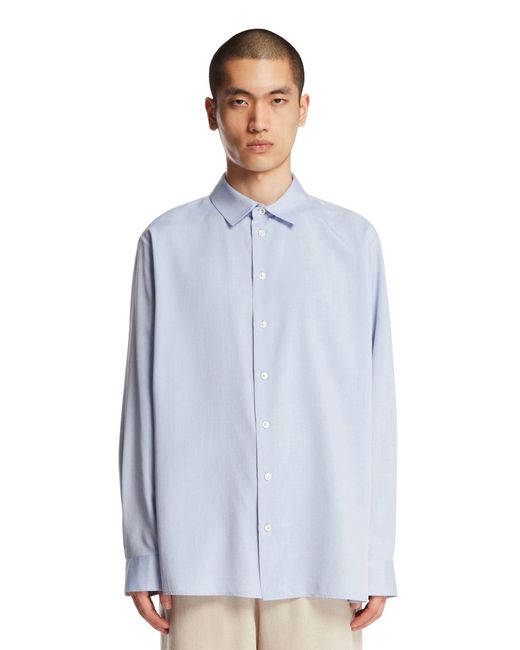 The Row Blue Light Paxon Shirt for men