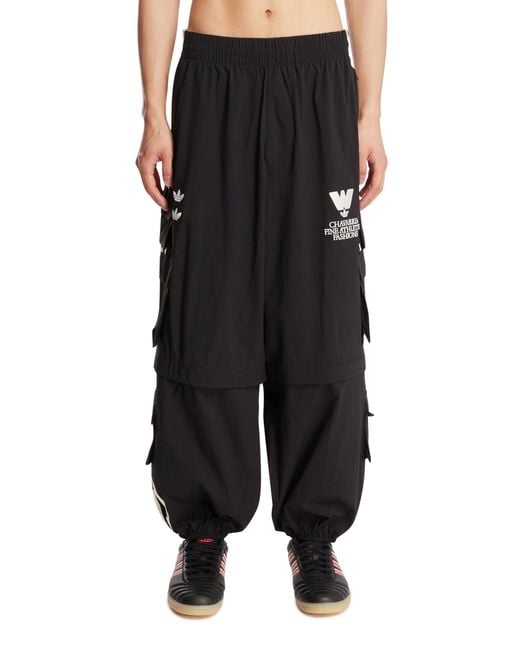 Adidas Originals Black X Willy Chavarria Cargo Pants for men